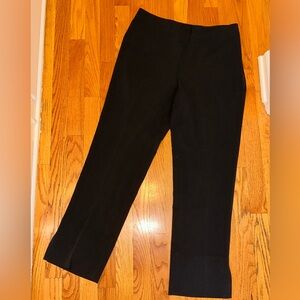 halogen black kick flare pants